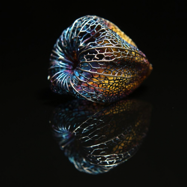 Кулон в серебре Love Alchemy, Физалис, фото 3