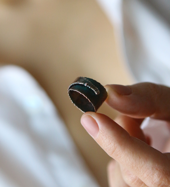 Ring in silver Melancholy, Willow, фото 2