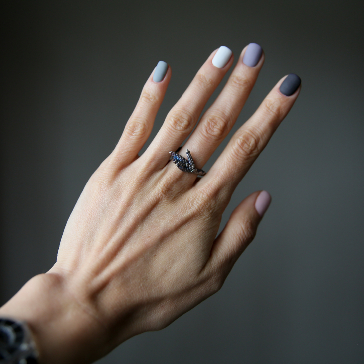 Кольцо в серебре Mystique, Туя, фото 2