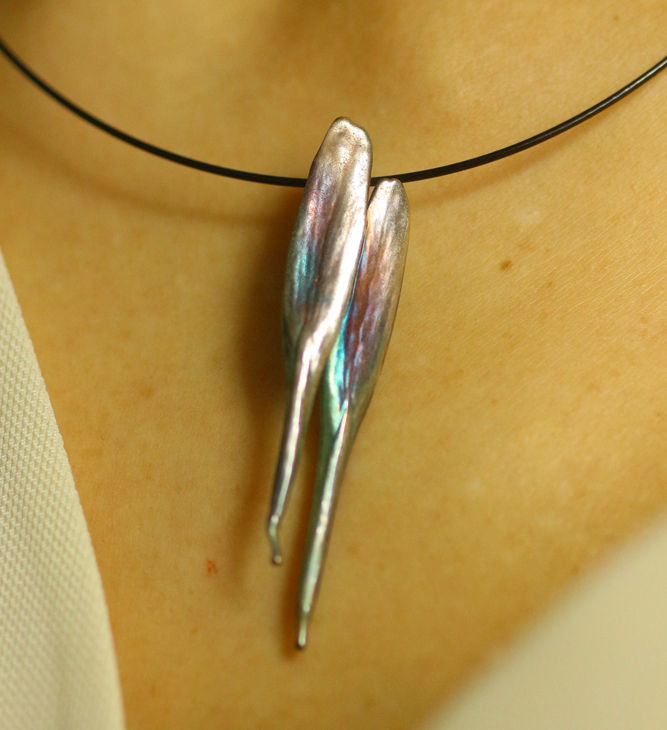 Ash pendant in silver, фото 2