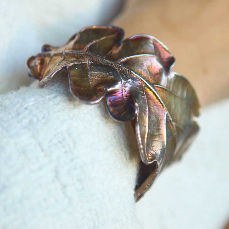Bracelet in silver ,Oak, фото 3
