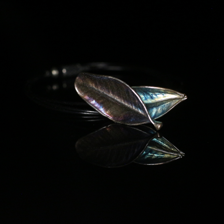 Boxwood pendant in silver, фото 3