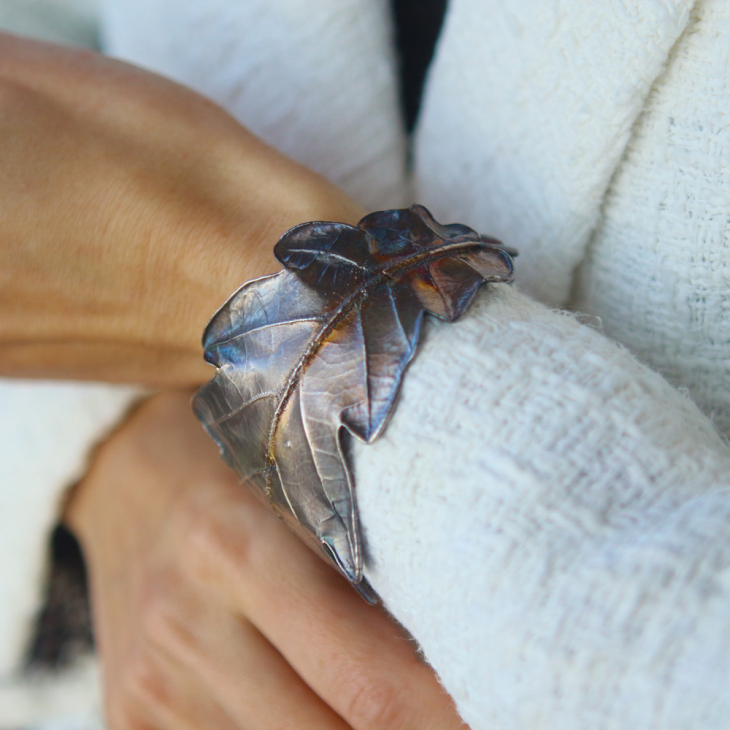 Bracelet in silver ,Oak, фото 8