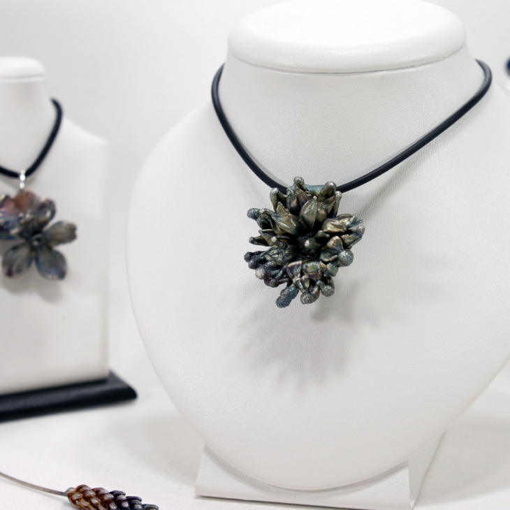 Кулон в серебре Fleur de Magique, Хризантема, фото 3