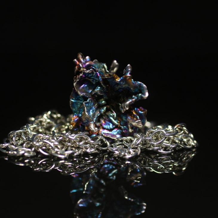 Кулон в серебре Fleur de Magique, Фиалка, фото 1