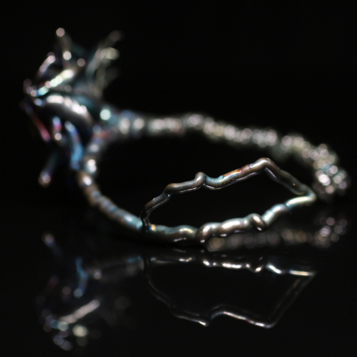 Браслет в серебре Fleur de Magique, Роза, фото 2