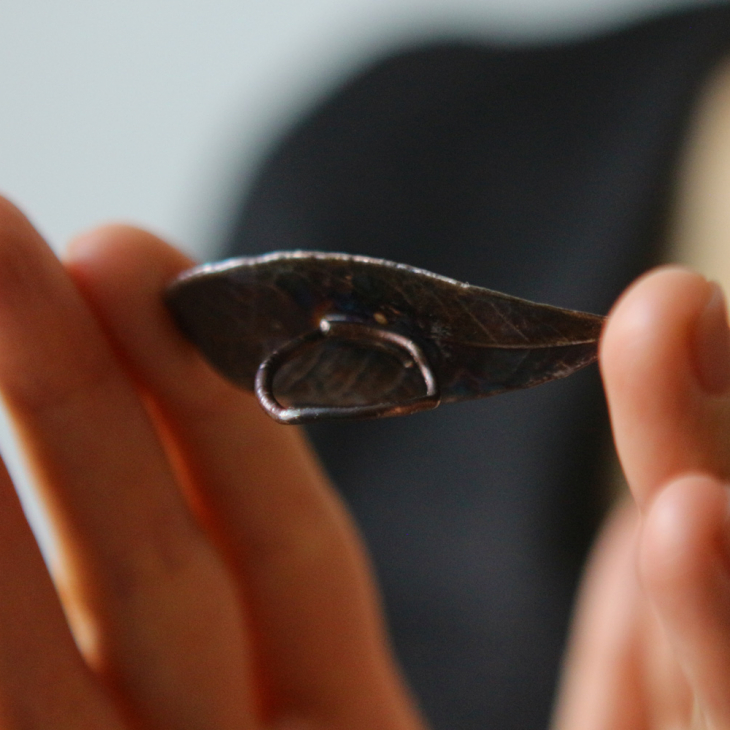 Laurel leaf ring in Silver, фото 2