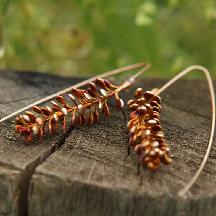 Серьги в серебре Mystique, Дикие Травы, фото 4