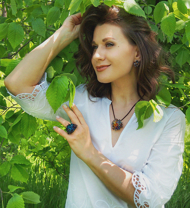 Кулон в серебре Love Alchemy, Каштан, фото 3