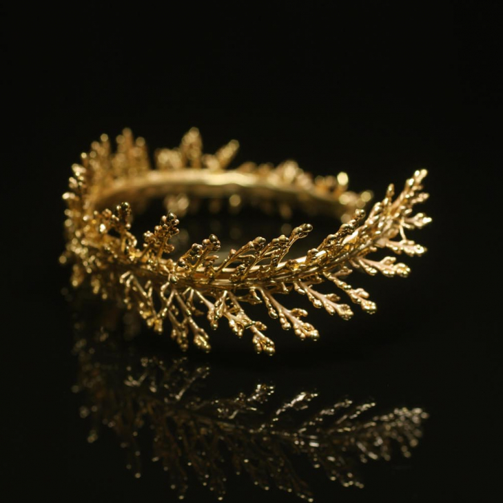 Браслет Flora в золоте, Тысячелистник, фото 2