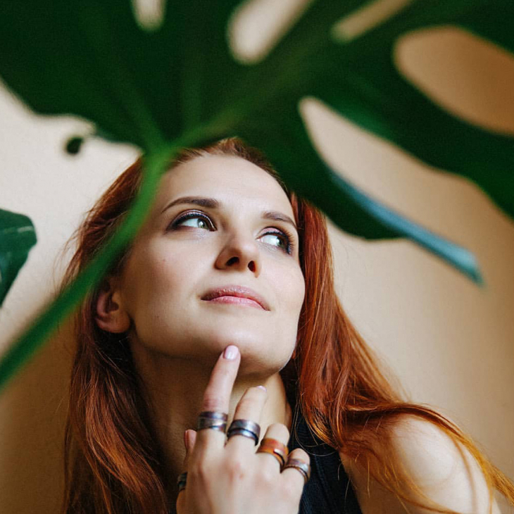 Кольцо в серебре Melancholy, Ива, фото 3