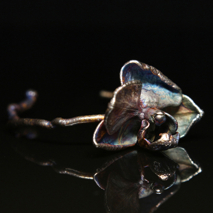Браслет в серебре Fleur de Magique, Орхидея, фото 1