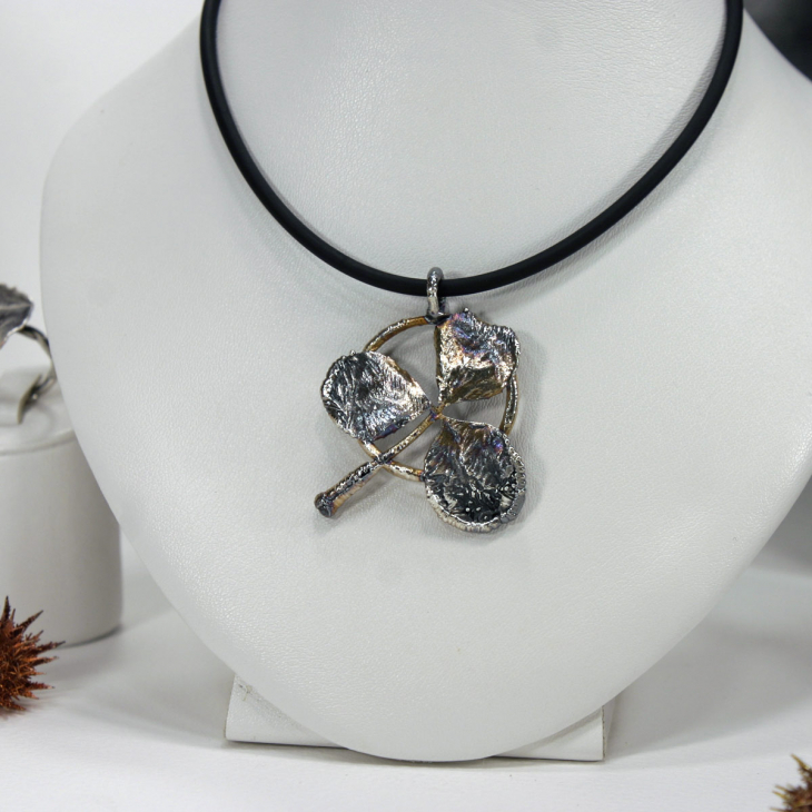 Кулон в серебре Love Alchemy, Клевер, фото 2