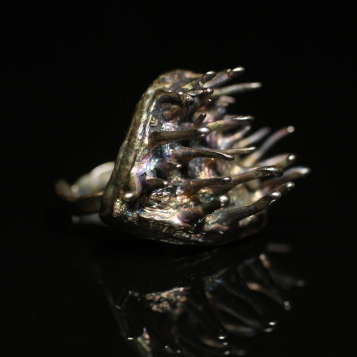 Кольцо в серебре Love Alchemy, Каштан, фото 1